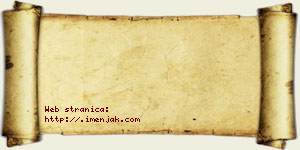 Olga Gojković vizit kartica